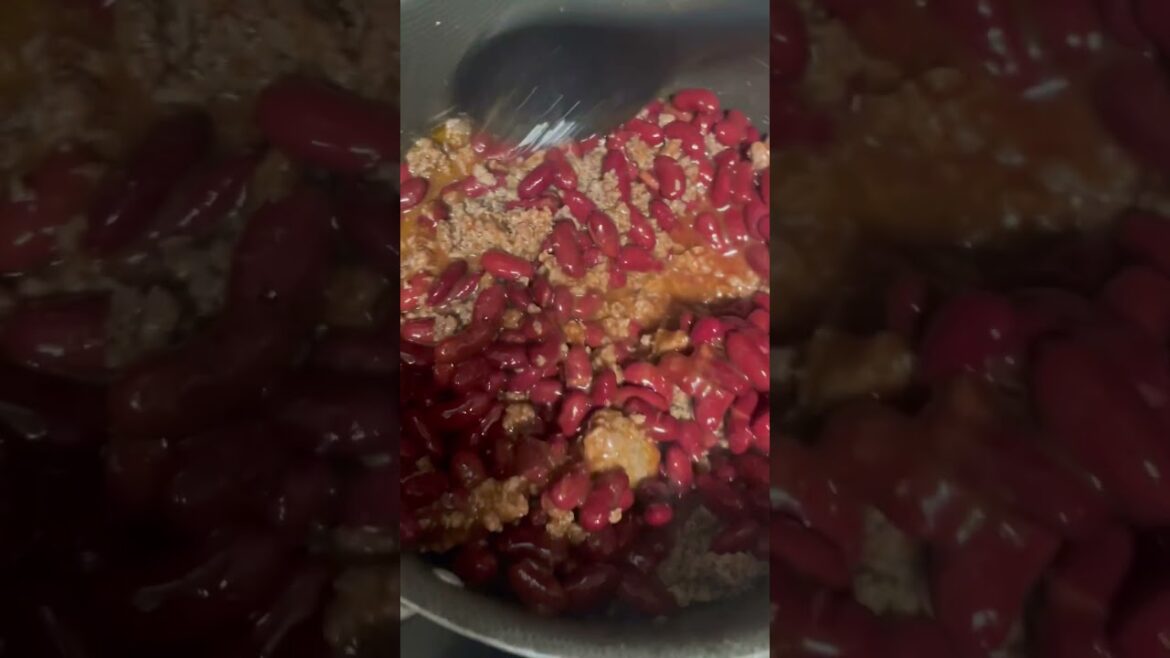 Homemade CHILI  #shortsviral #shorts