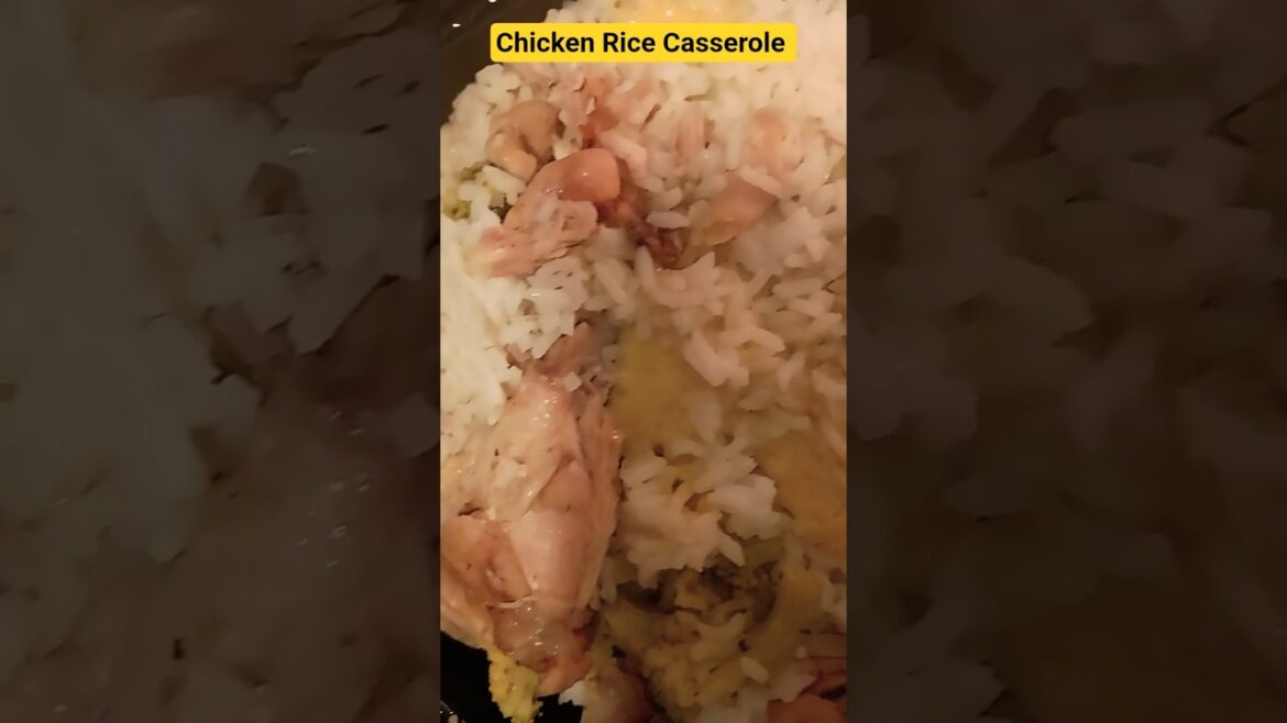 Chicken Rice Casserole-Man In The Mirror #michaeljackson#pop