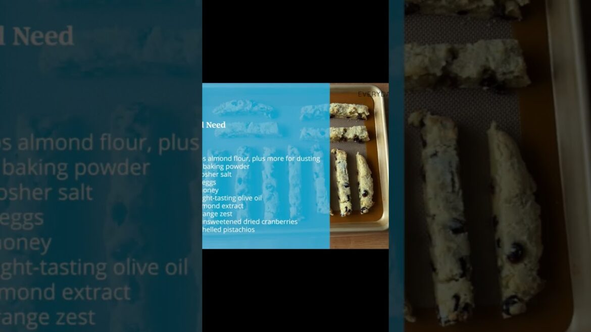 Almond Flour Biscotti Recipe #shorts #remix #biscotti #recipe #baking