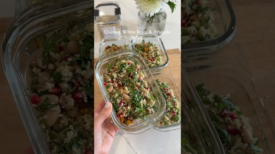 Quinoa, White Bean, & Arugula Salad