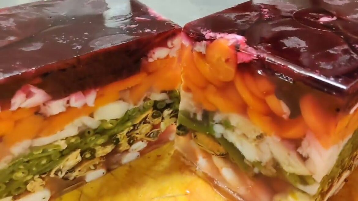 Cappon magro gelatina##food##thajee##antica osteria della castagna By @AnticaOsteriaByThajee