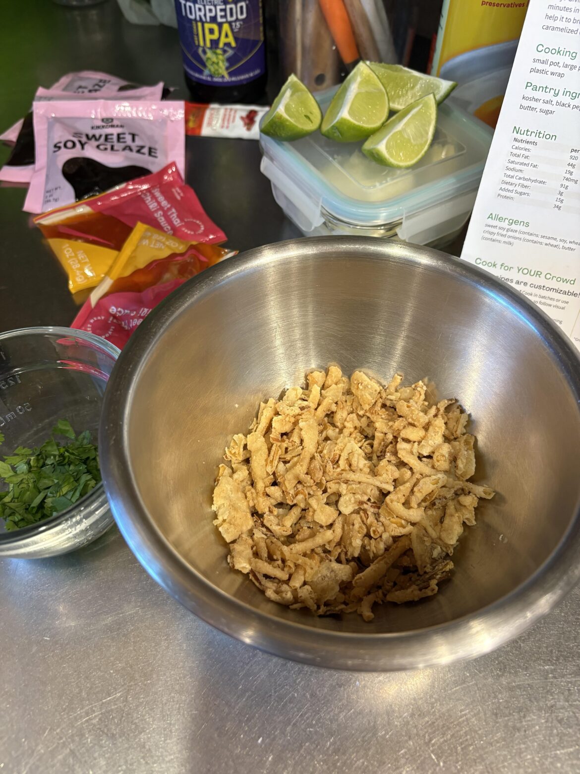 Am I the only one who eats the crispy onions as they cook??