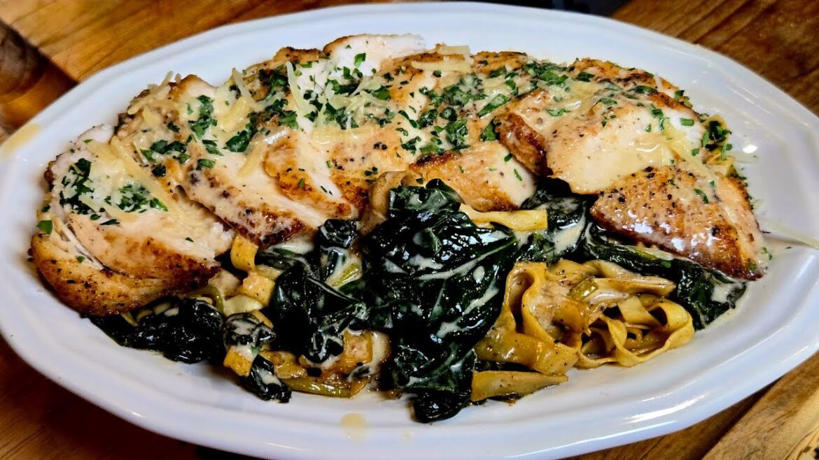 Simple One-Pan Chicken Florentine recipe