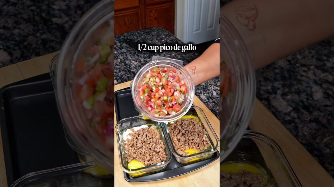 Spicy Egg Bake: High-Protein Meal Prep for Any Time of Day #highprotein Spicy Egg Bake: High-Protein Meal Prep for Any Time of Day #highprotein