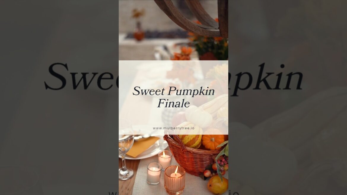 "Pumpkin Pecan Pie" with Mulberry Tree's 30 Days of Pumpkin