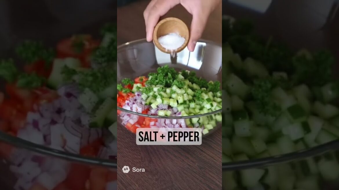 How to Make Israeli Salad How to Make Israeli Salad