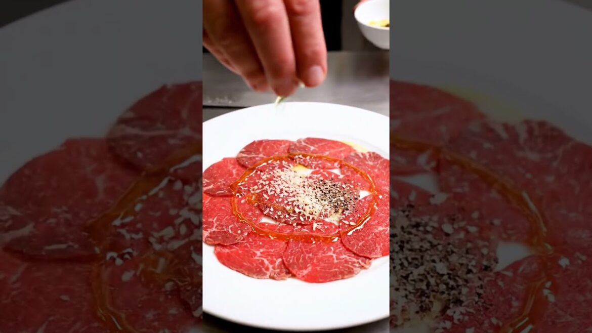 The BEST Elegant Beef Carpaccio (A Classic Italian Appetizer!).