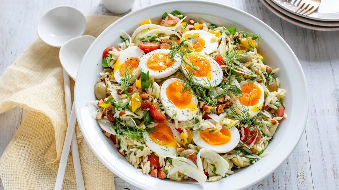 Mediterranean Risoni Salad Mediterranean Risoni Salad