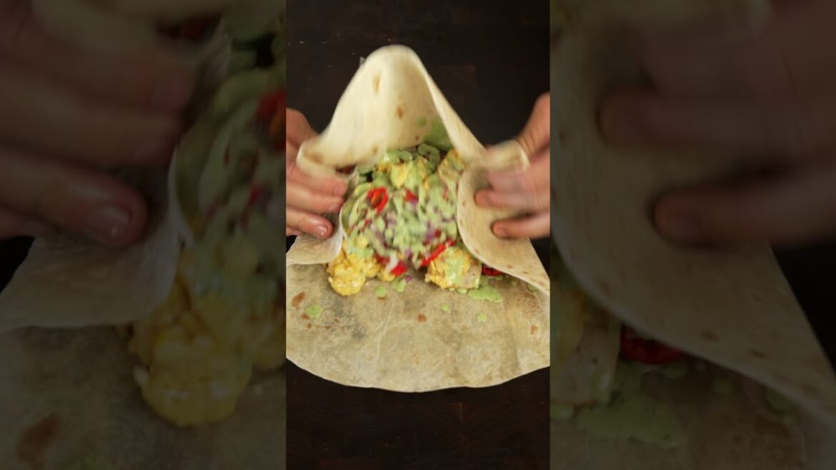 Simple sandwich series #72: Breakfast burrito