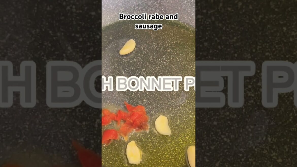 Broccoli rabe and sausage recipes | how to make  simple side dish in minutes #sidedish