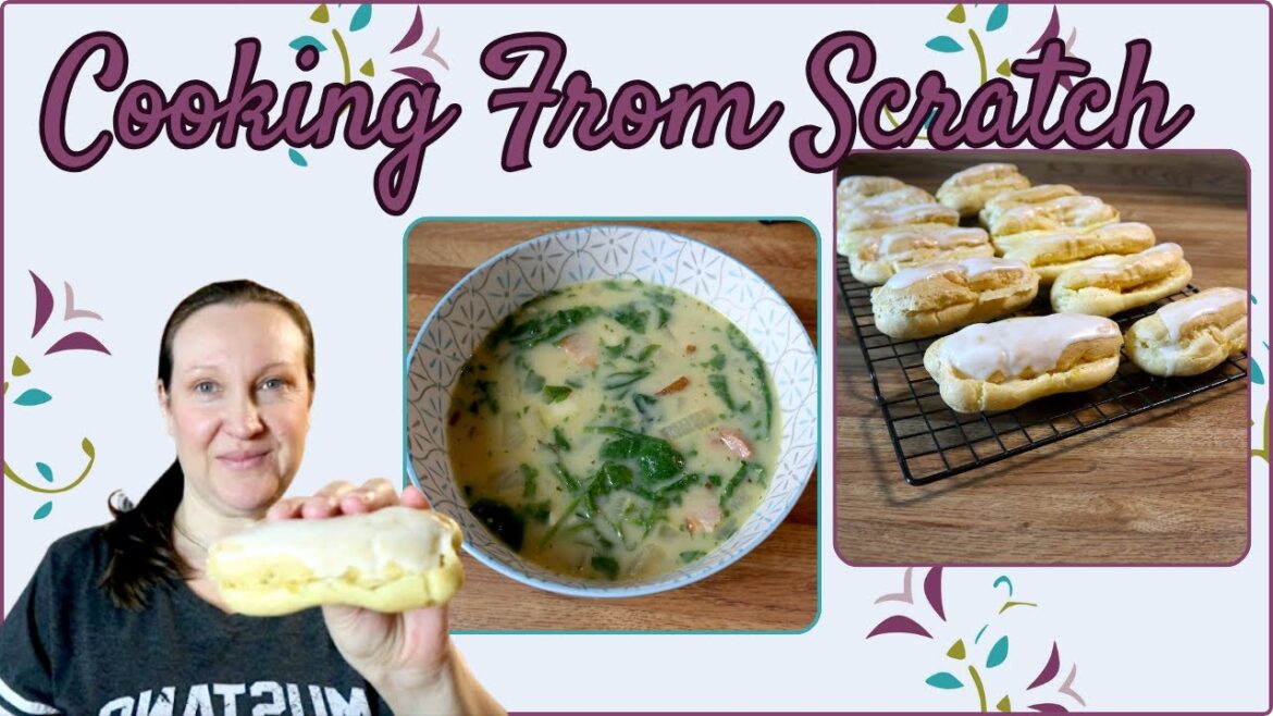 Bacon Gnocchi Soup/Jam Filled Eclairs/Meal Ideas/Cooking From Scratch @TheSouthernRustic