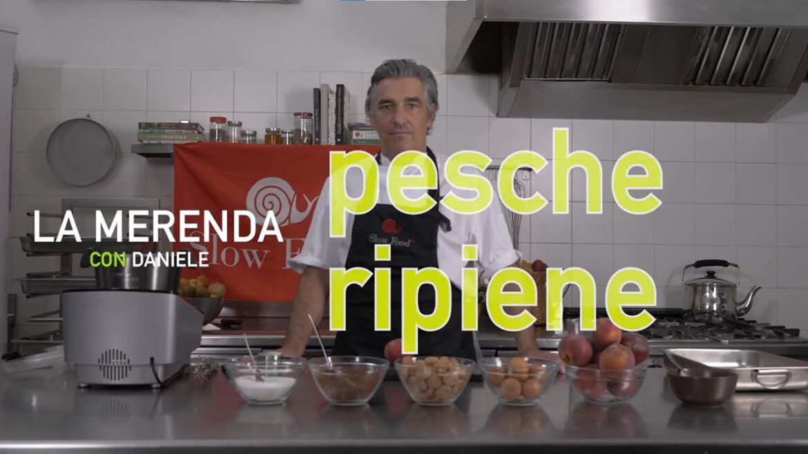 Vogliamoci bene! La merenda con Daniele: Pesche ripiene
