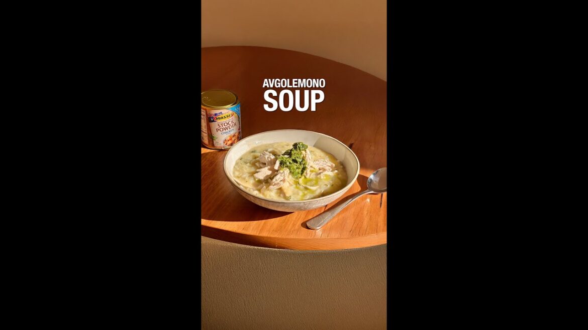 Avgolemono Soup with Massel Chicken Stock Powder