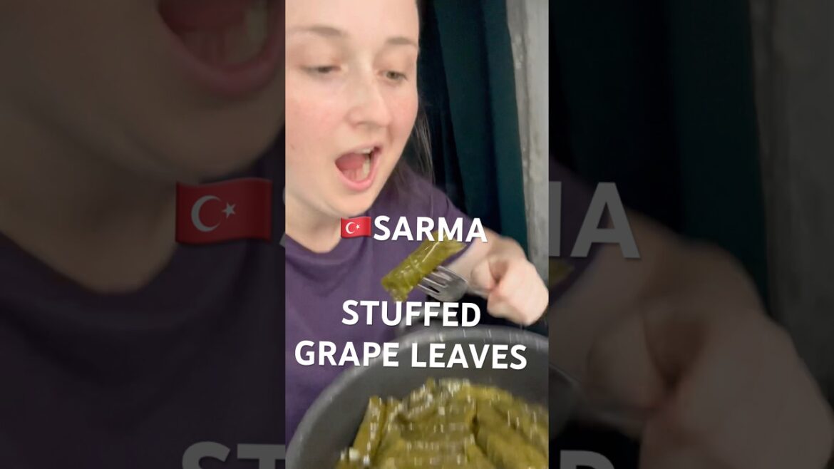 Sarma | Stuffed Grape Leaves #yemek #turkishfood #türkiye #momcooks #fyp #veganrecipes