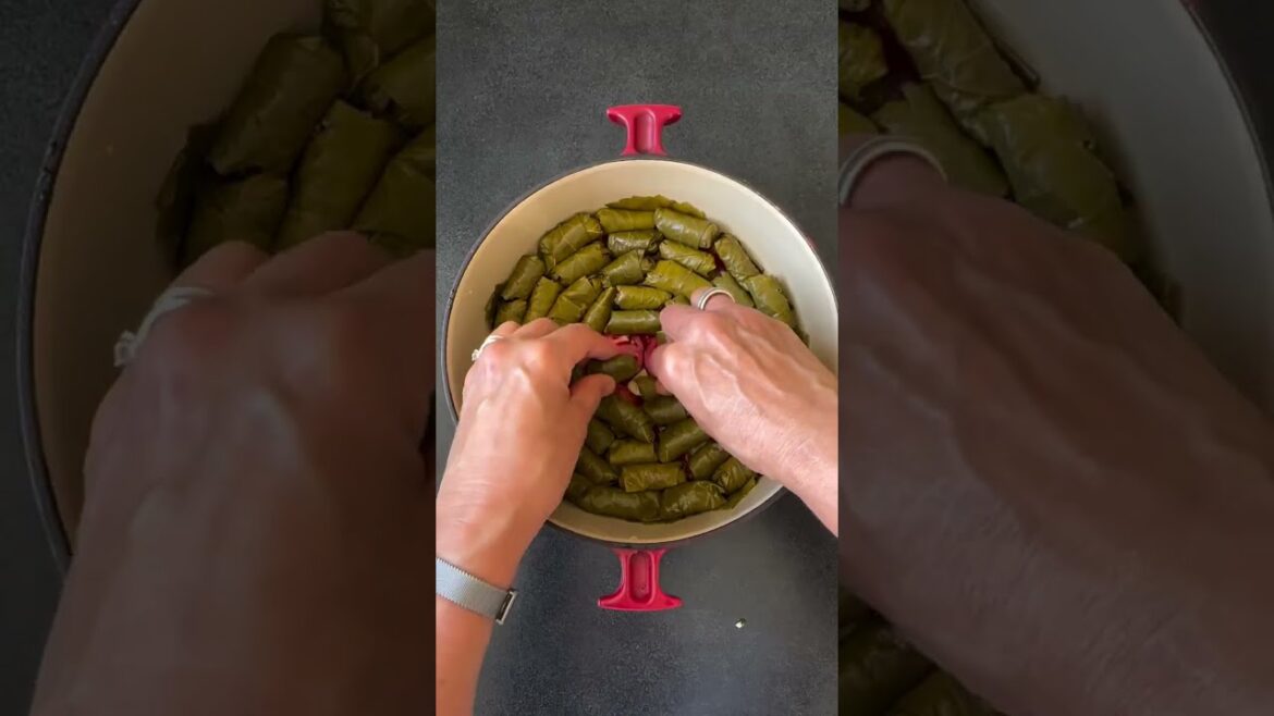Stuffed Vine Leaves #cooking #dolma #vineleaves #mediterranean #vegan #glutenfree