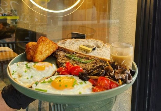 Breakfast served at Sugo in Liscard