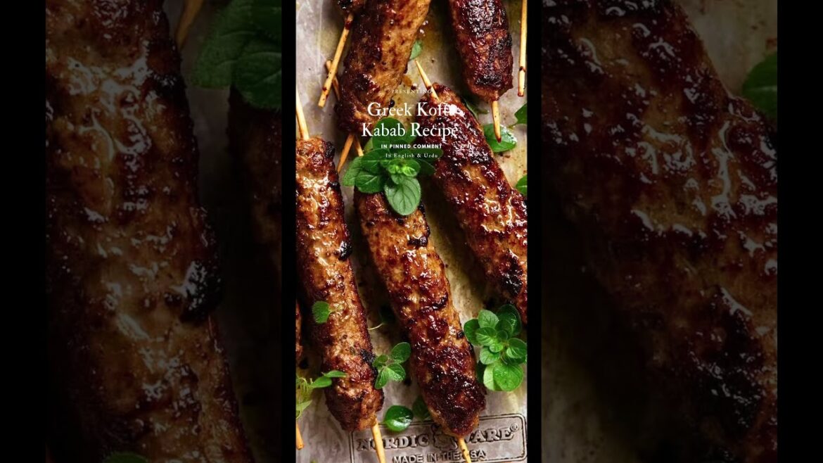 Greek Kofta Kabab Recipe