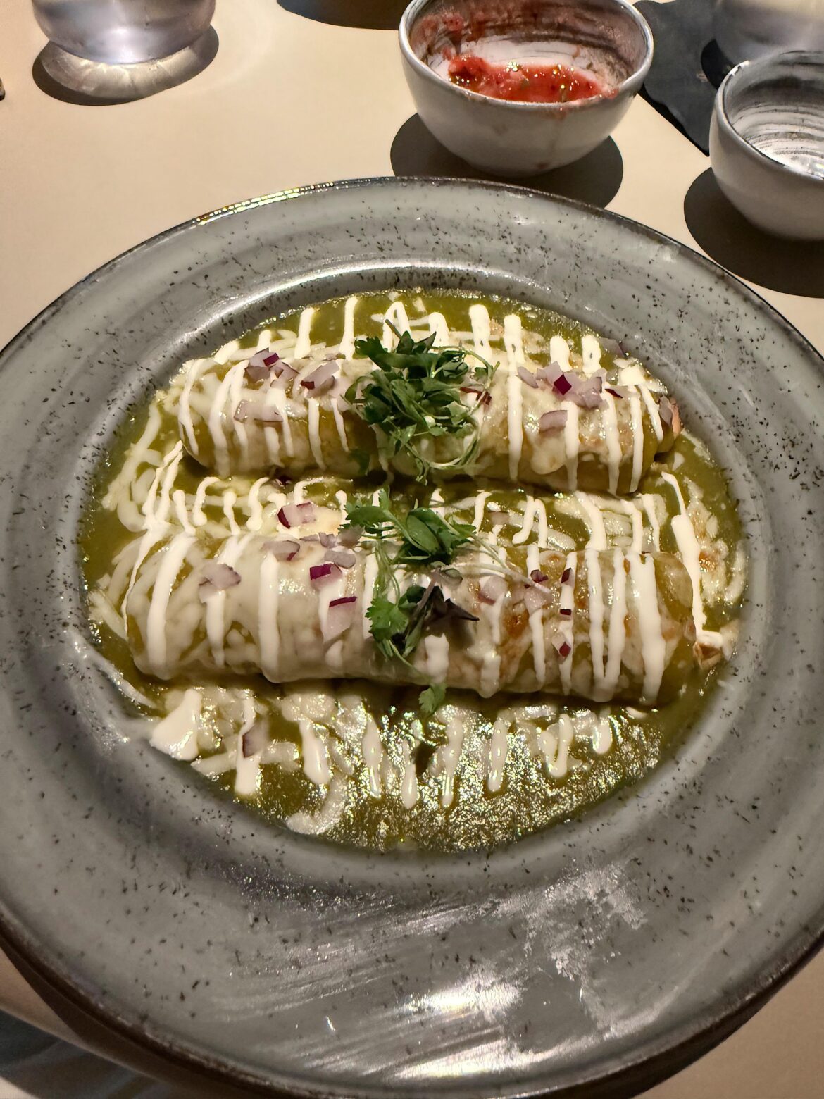 Enchiladas from Javier’s DTLA
