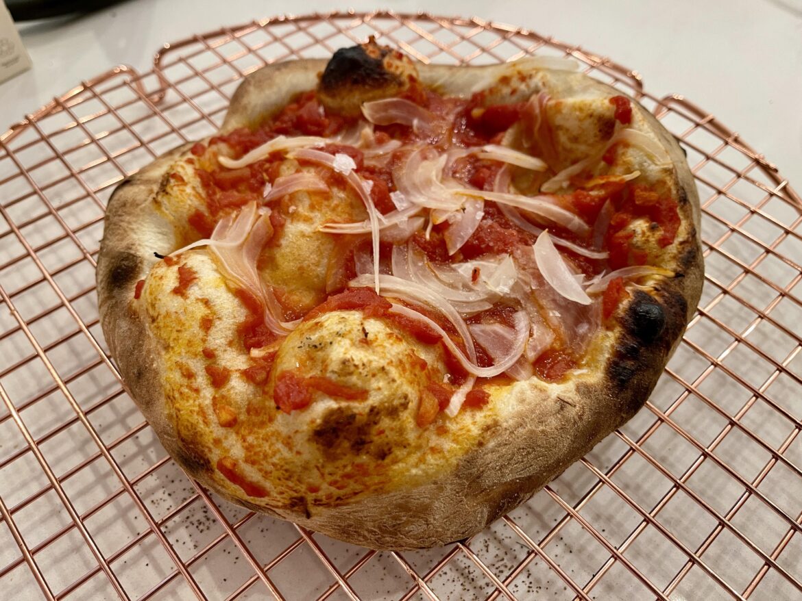 Just realized that you guys might appreciate my onion pizza