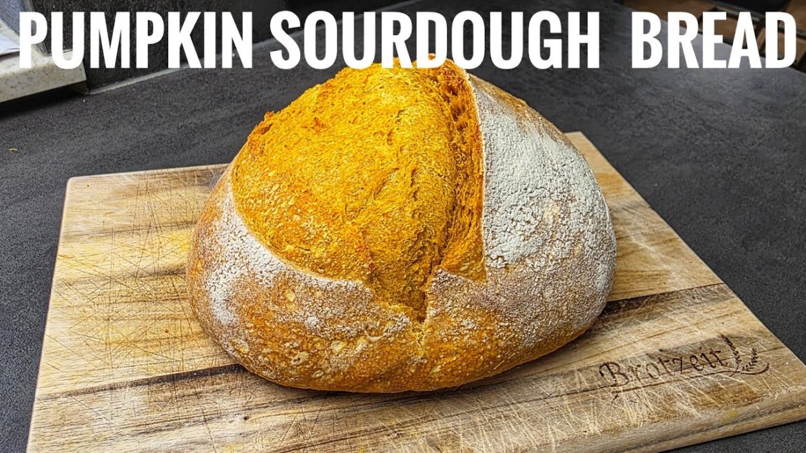 Easy and detailed  Sourdough   Pumpkin  bread