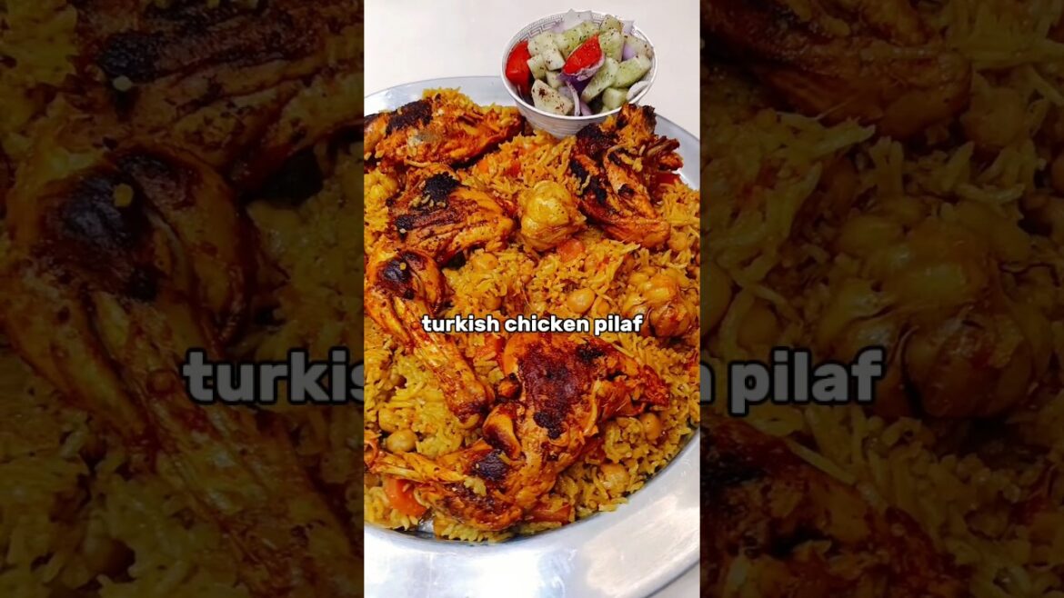 turkish chicken pilaf authentic recipe #food #shorts #recipe #easyrecipe
