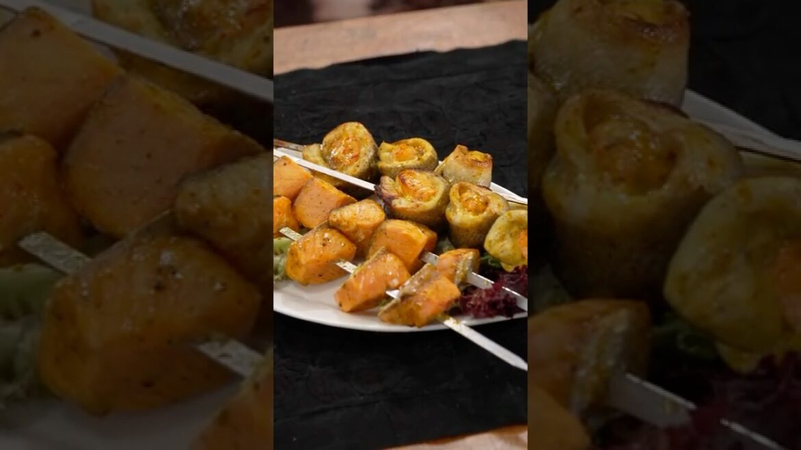 Шашлык семга и кольцо