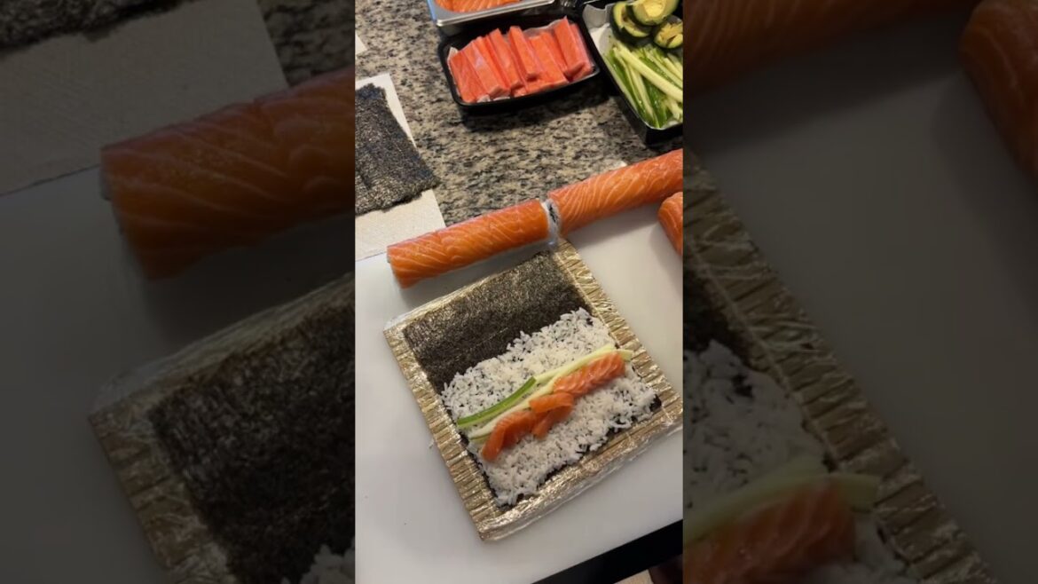 Sushi recipes salmon rolls