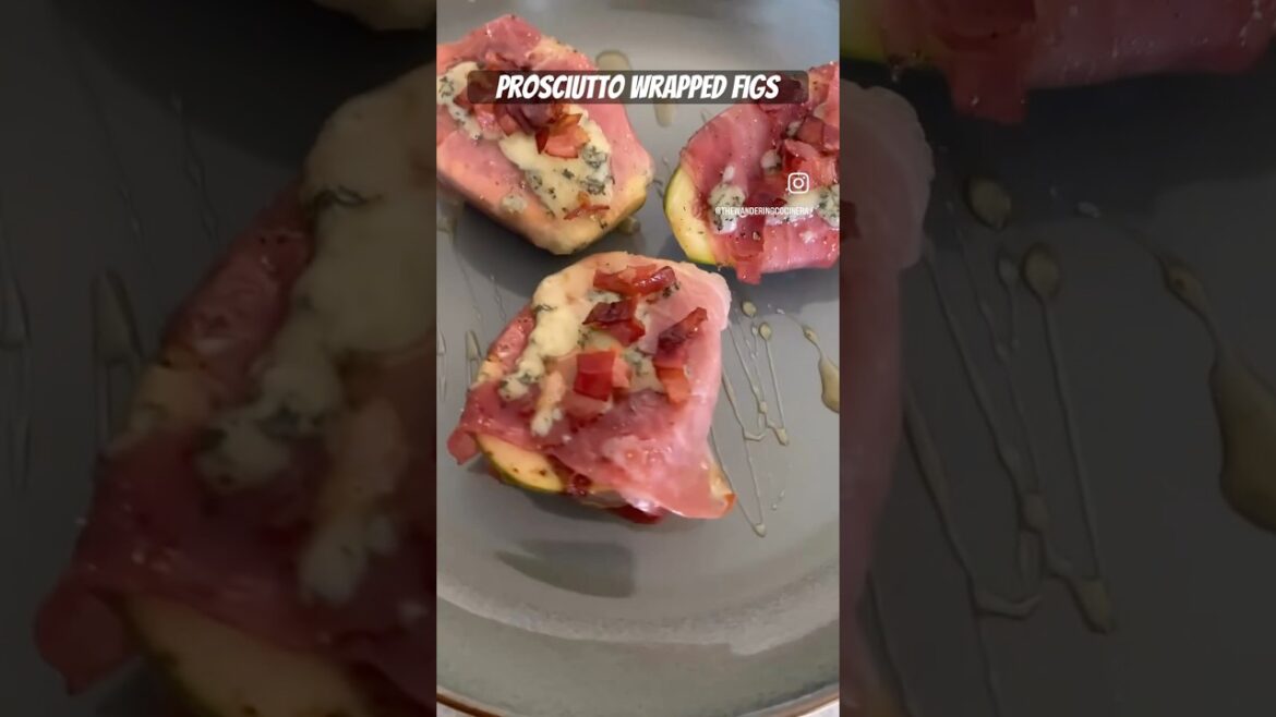 Prosciutto wrapped figs #cooking #recipes