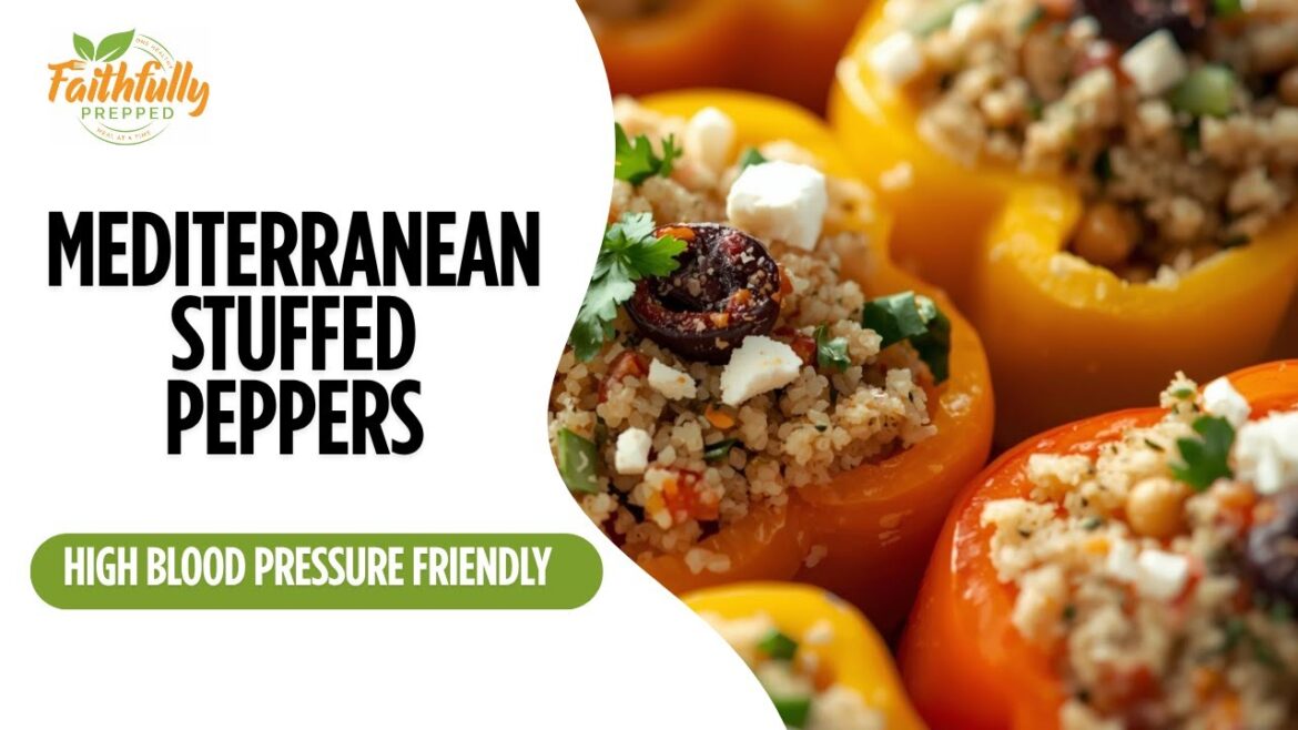 High Blood Pressure Friendly: Mediterranean Stuffed Peppers