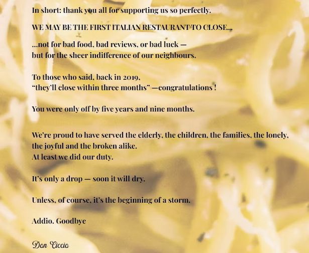 Marco Claudio Valent took a swipe at locals 