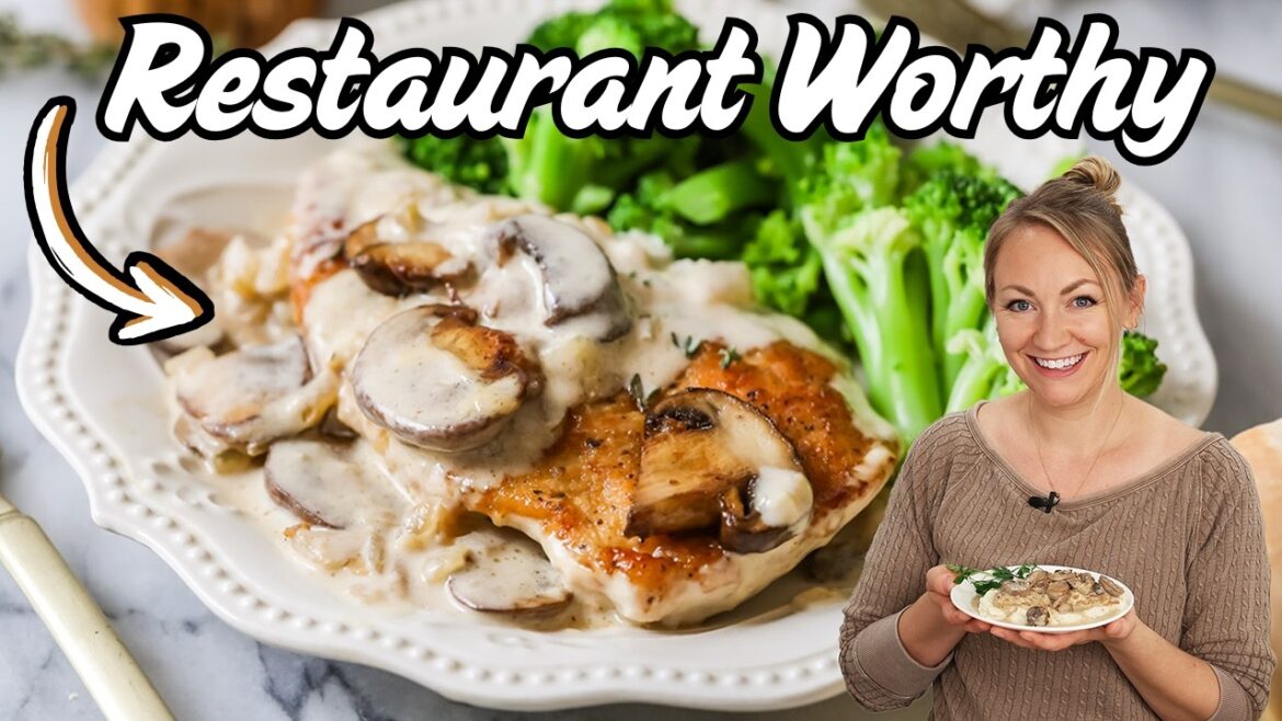 Creamy Mushroom Chicken is Sophisticated, but Simple
