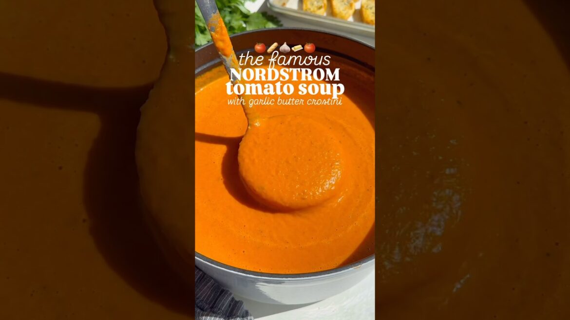 Nordstrom Tomato Soup: Click the link in my bio and then select the photo to get the recipe ❤️