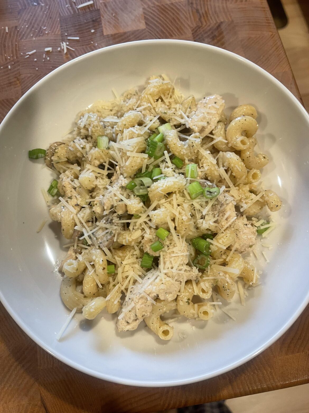Creamy Chicken & Mushroom Cavatappi