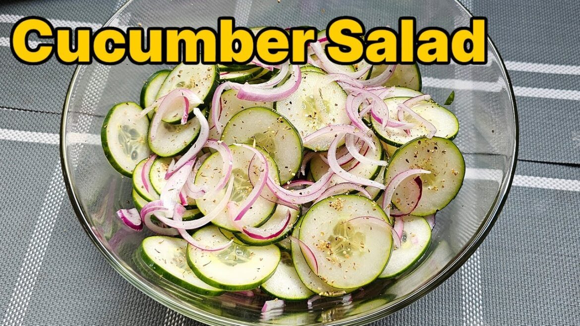 Pipino Salad Recipe | Filipino Cucumber Salad | Easy & Refreshing Side Dish