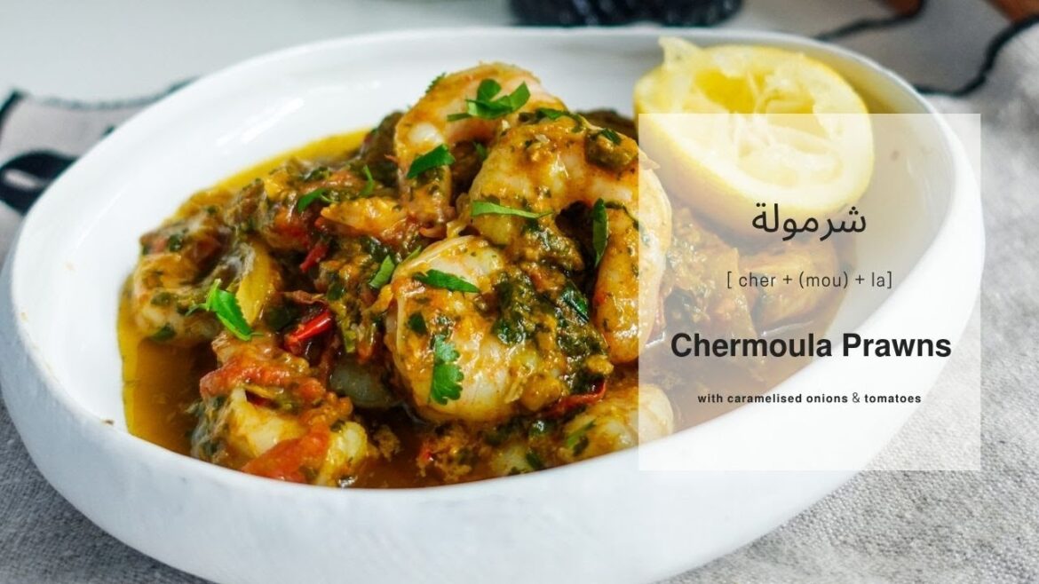 Chermoula Prawns with caramelised onions & tomatoes Chermoula Prawns with caramelised onions & tomatoes