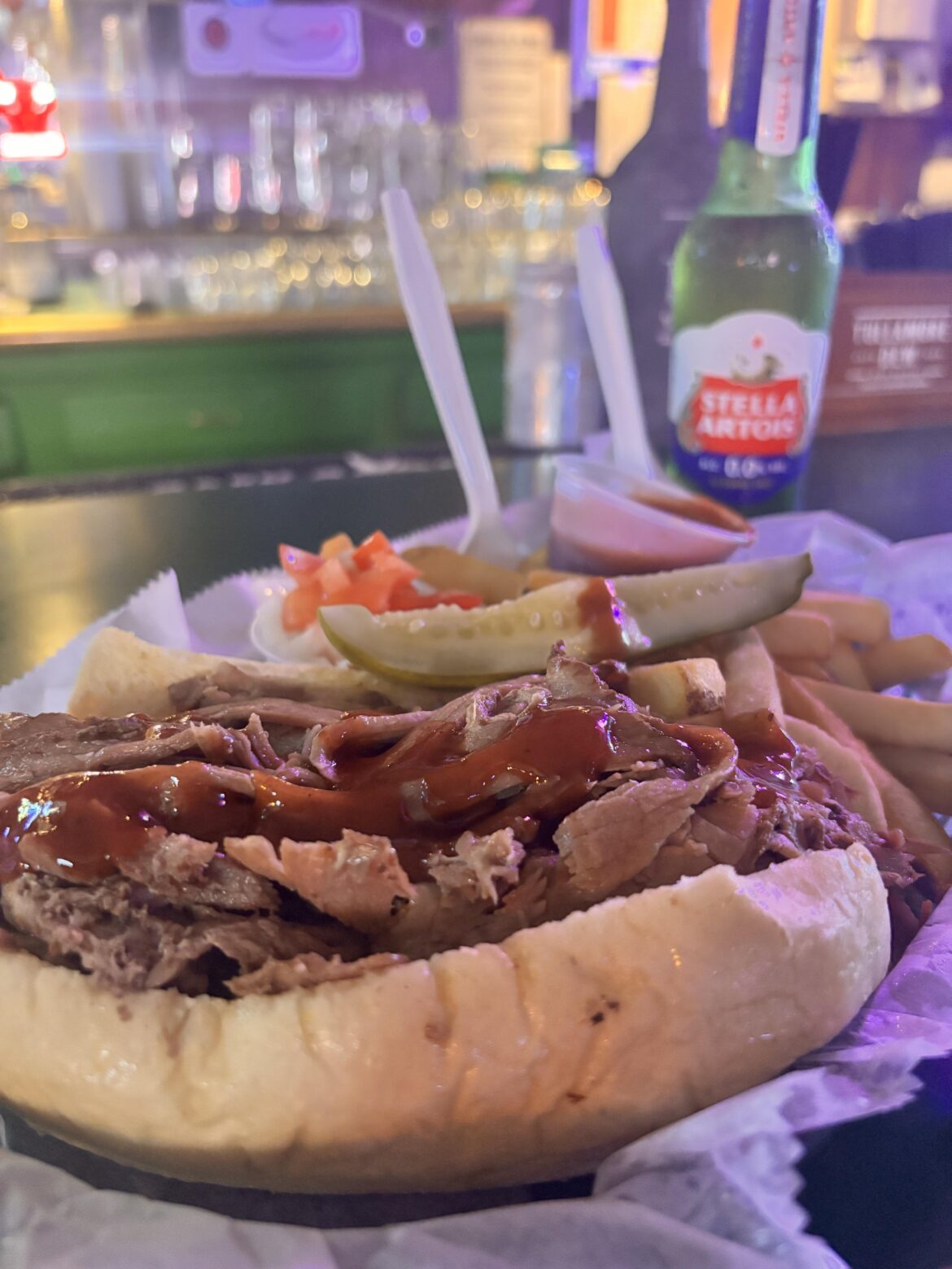 Brisket special at the Shamrock Club, River North
