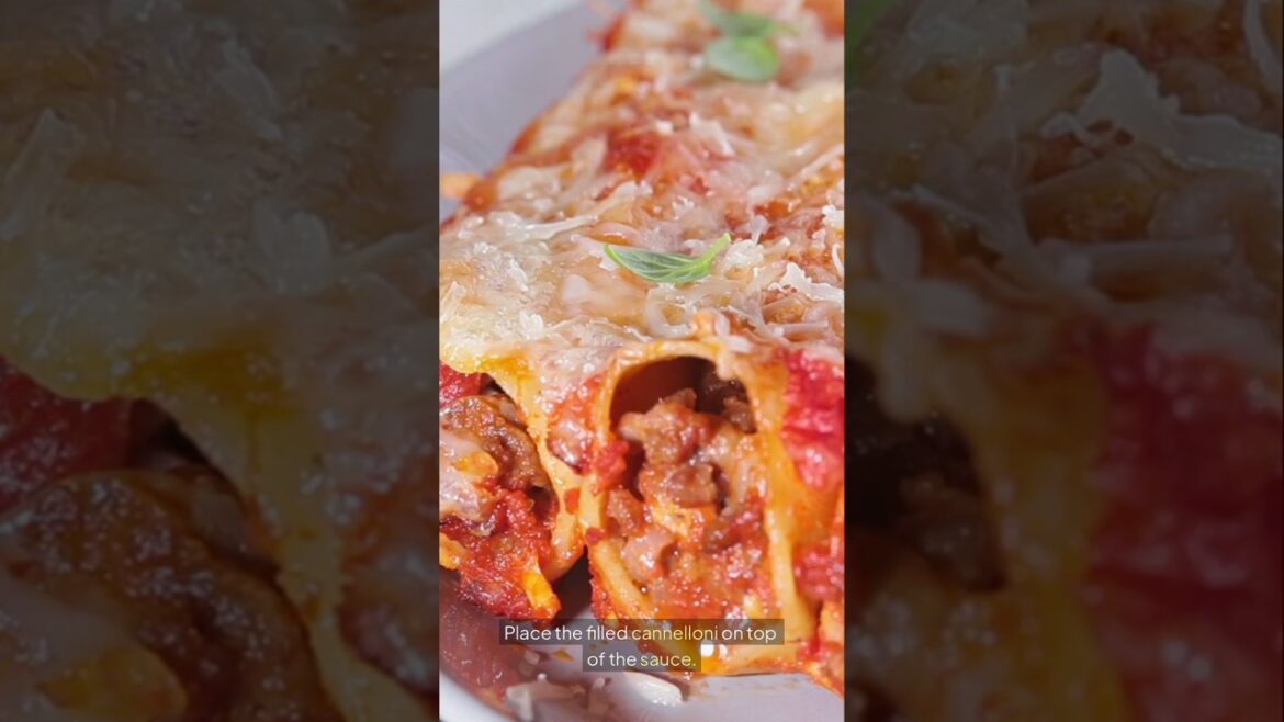 Spinach and Ricotta Cannelloni Recipe