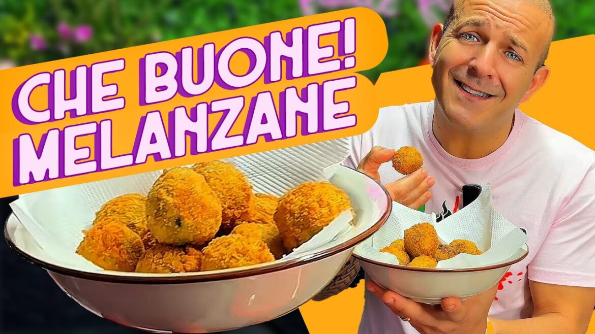 POLPETTE di MELANZANE - La ricetta FACILE FACILE - Buonissime!