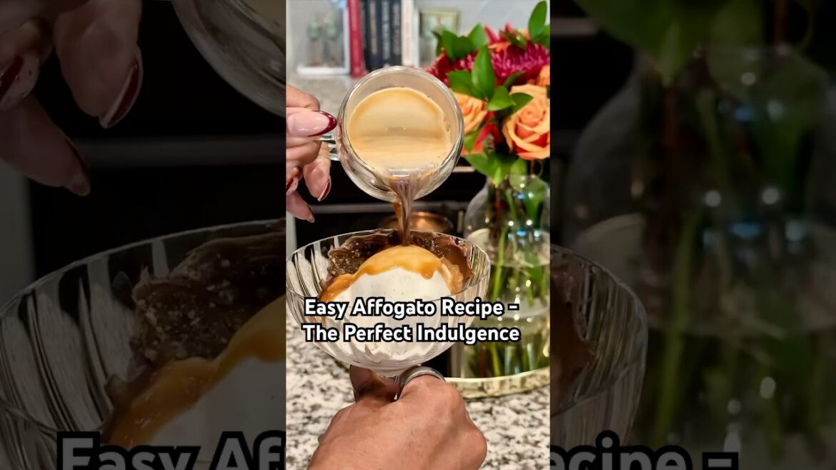 Easy Affogato Recipe | A Coffee & Ice Cream Infulgence #shorts