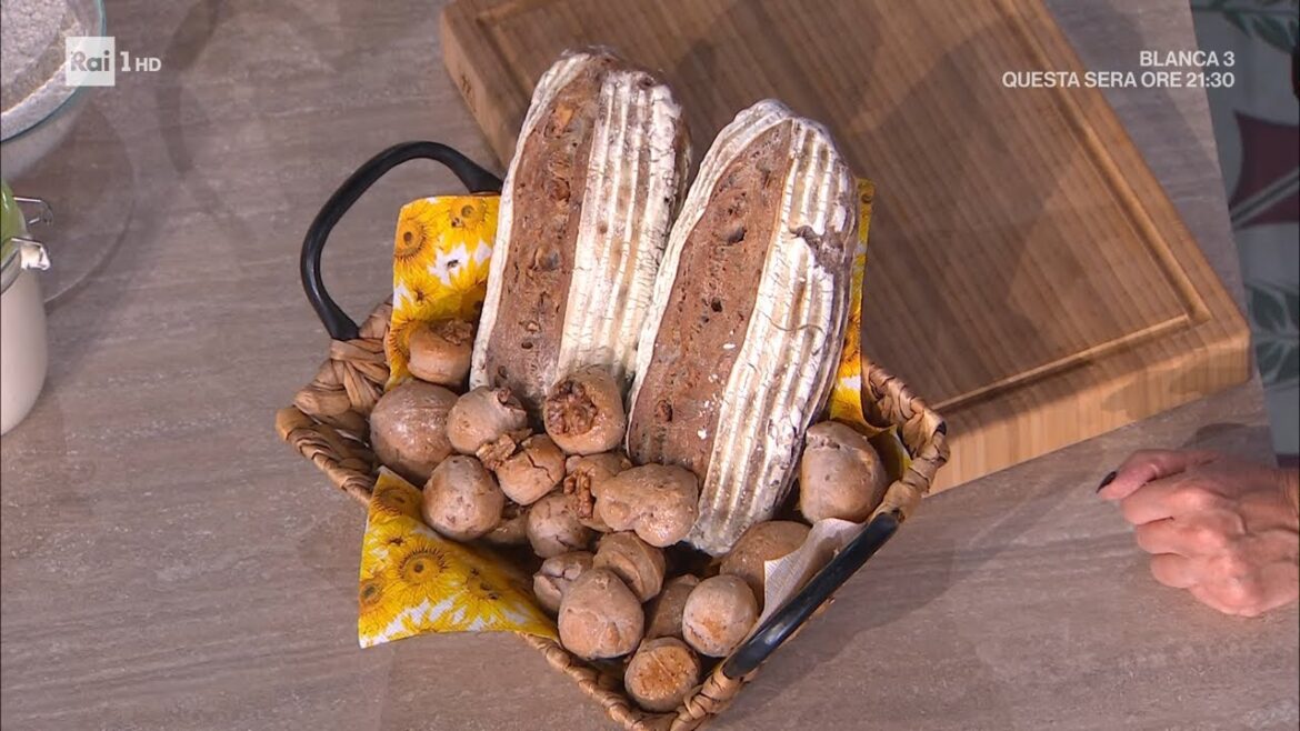 Pane rustico alle noci – È sempre mezzogiorno 20/10/2025 Pane rustico alle noci - È sempre mezzogiorno 20/10/2025