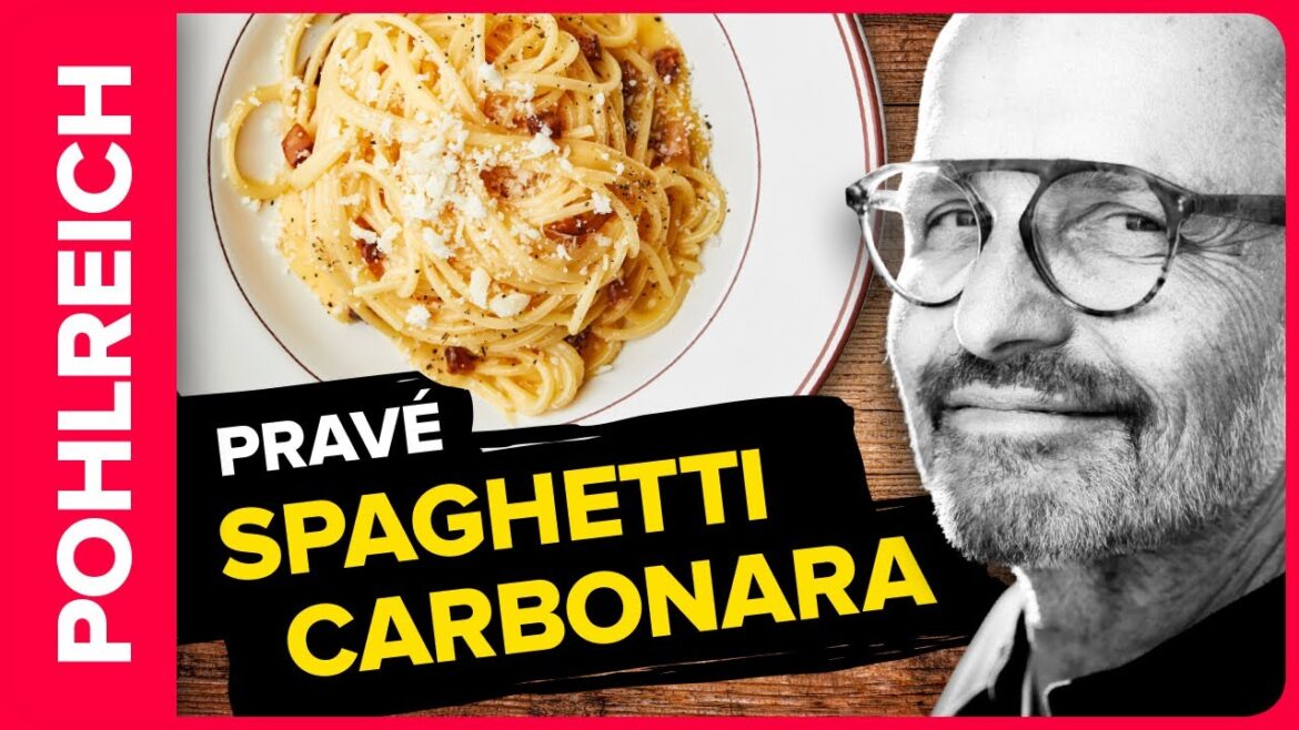 Špagety CARBONARA podle Zdeňka Pohlreicha. Pravá italská klasika krok za krokem Špagety CARBONARA podle Zdeňka Pohlreicha. Pravá italská klasika krok za krokem