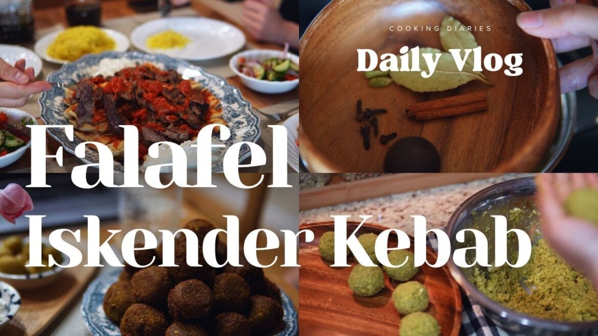 Falafel, Turkish İskender Kebab & Arabic Yellow Rice | Cooking Vlog Falafel, Turkish İskender Kebab & Arabic Yellow Rice | Cooking Vlog