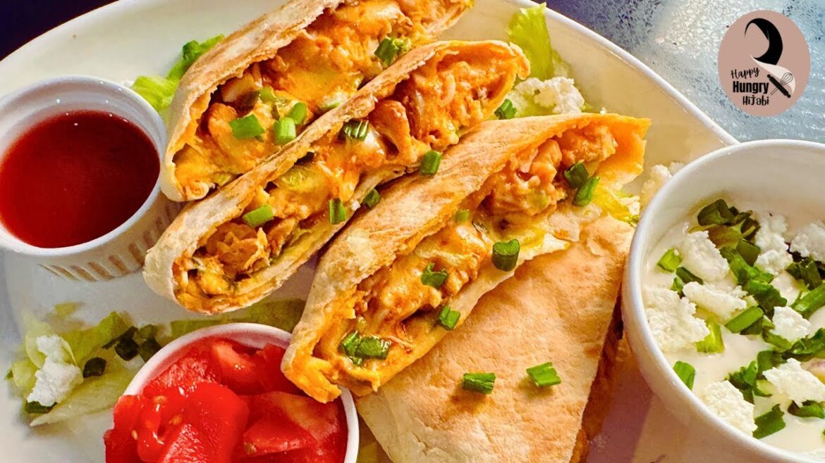 Buffalo Chicken Crunch Wraps