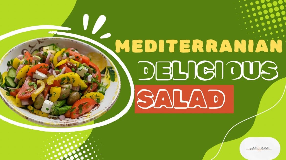 Simple Mediterranean Salad Recipe | Light, Colorful & Delicious! Simple Mediterranean Salad Recipe | Light, Colorful & Delicious!