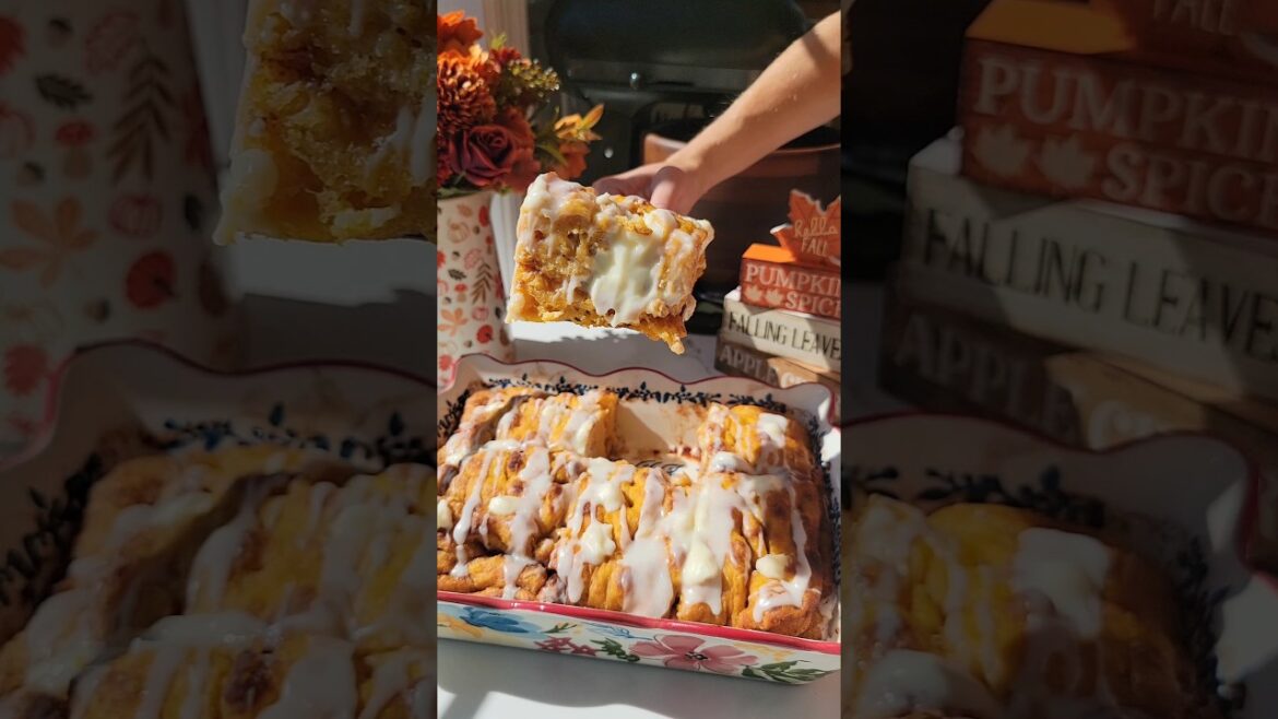 Pumpkin Cheesecake Focaccia