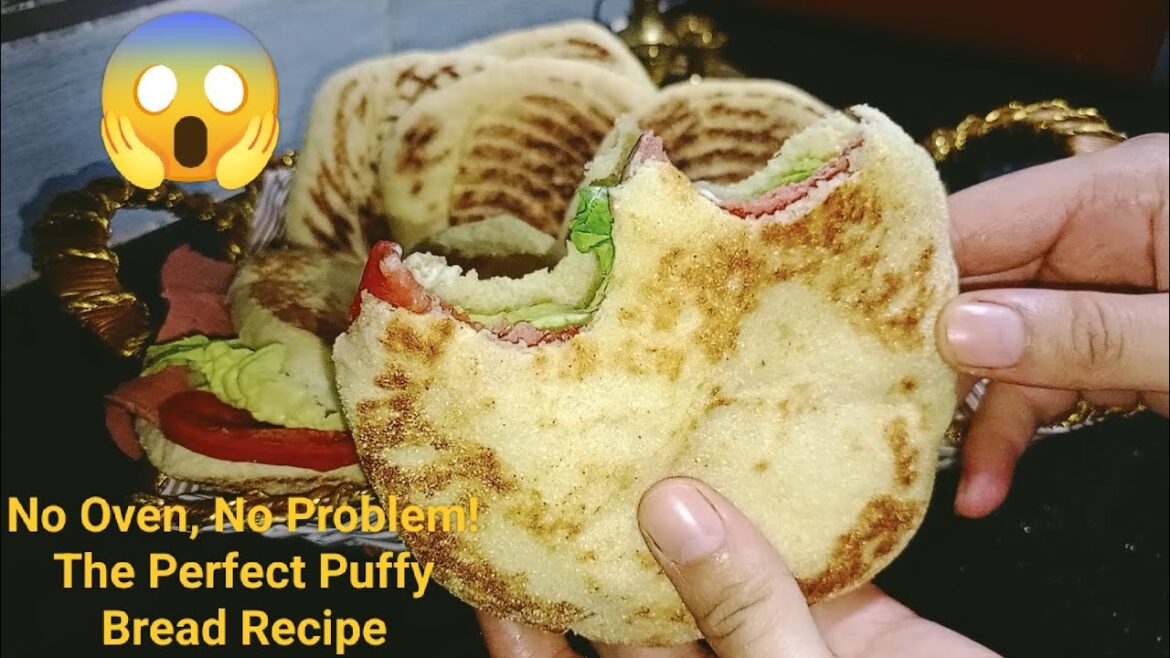 Got Flour & Semolina? Make This Super Fluffy Puffed Bread with Yeast at Home