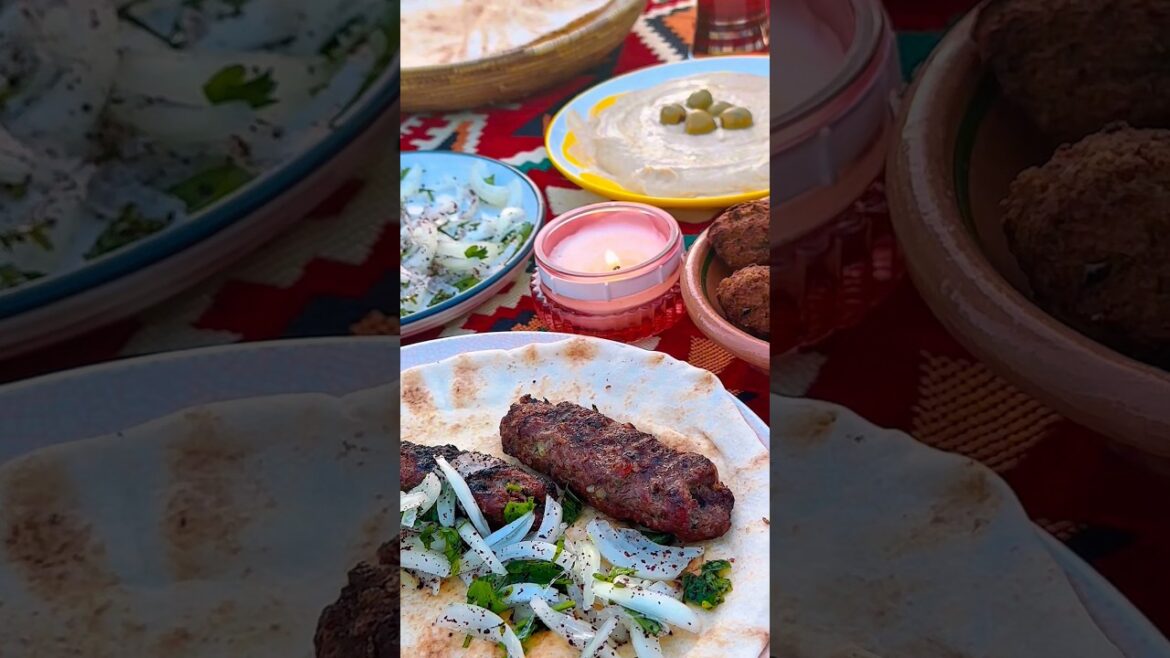 Lebanese kofte kabab recipe #shortsvideo