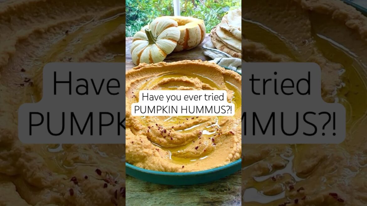 Pumpkin Hummus (Hummus Recipe!) #shorts #hummus