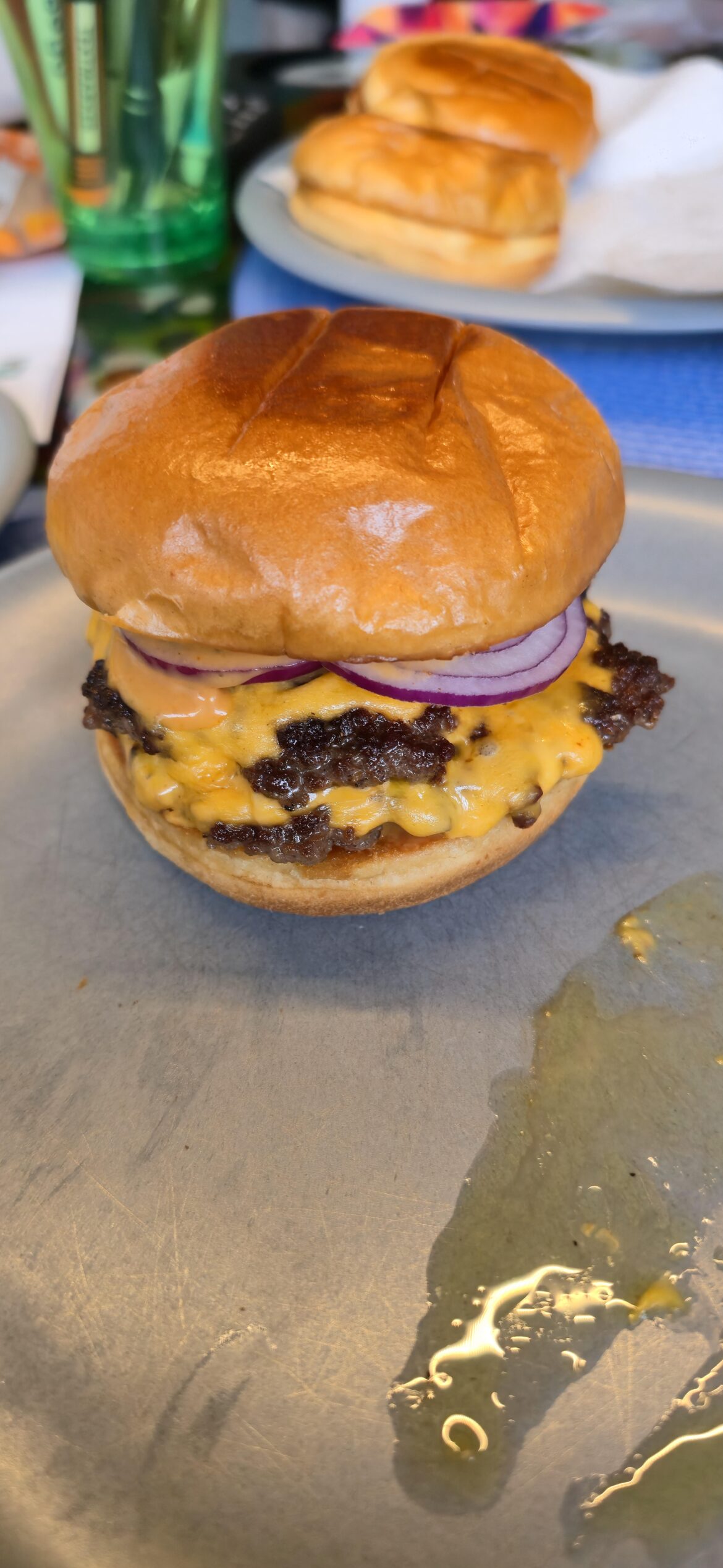 Some Smashburgers I just made