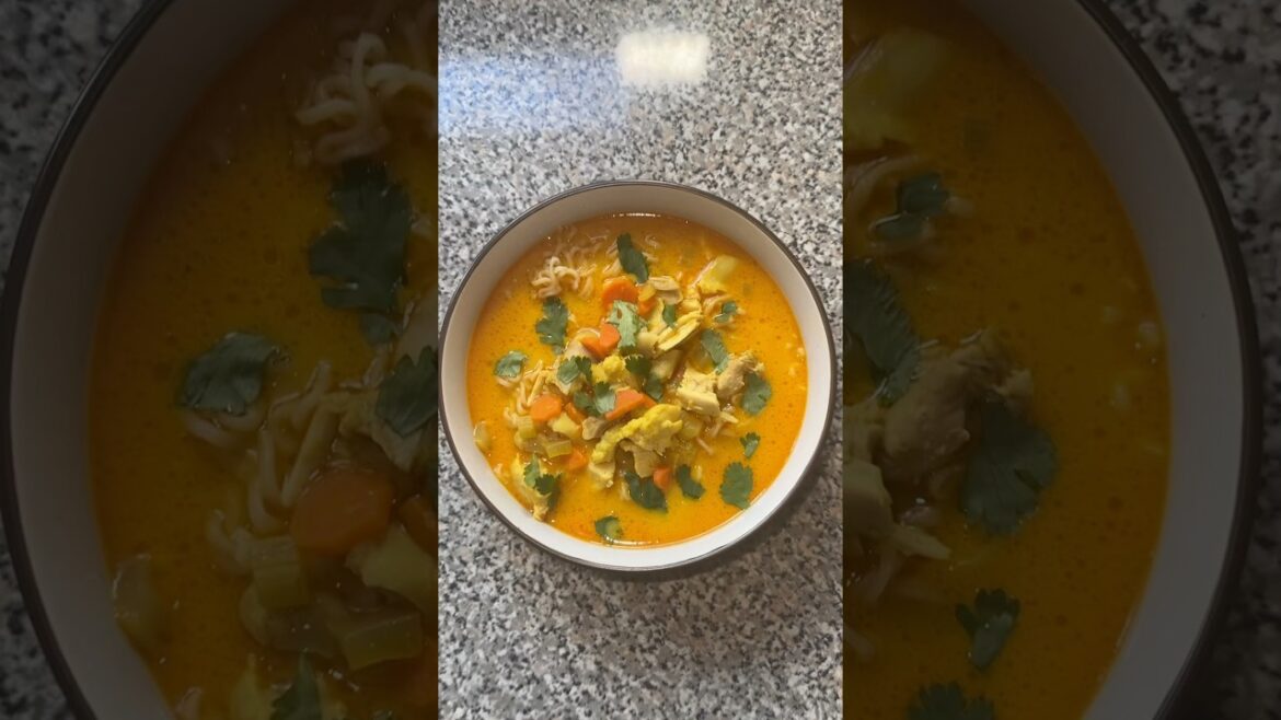 you cannot go wrong with a curry chicken noodle soup #fallintoshorts you cannot go wrong with a curry chicken noodle soup #fallintoshorts